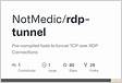 Rdp-tunnel Pre-compiled tools to tunnel TCP over RDP